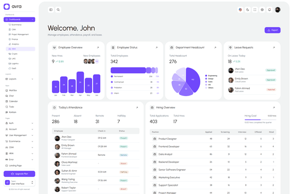 HRM demo preview